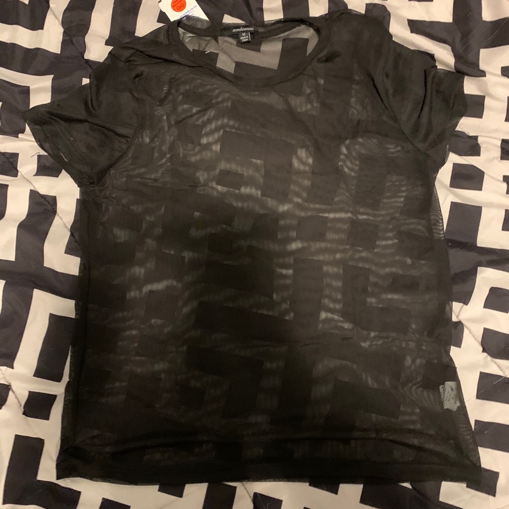 Black Mesh shirt